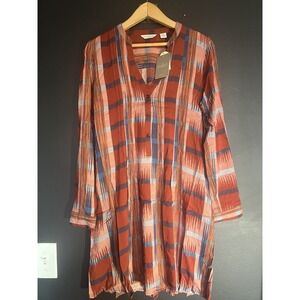 Anthropologie Top Women S‎ 11 1 Tylho Tunic Pull Over Pockets Southwestern Boho